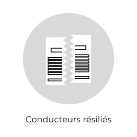 Conducteur résilié